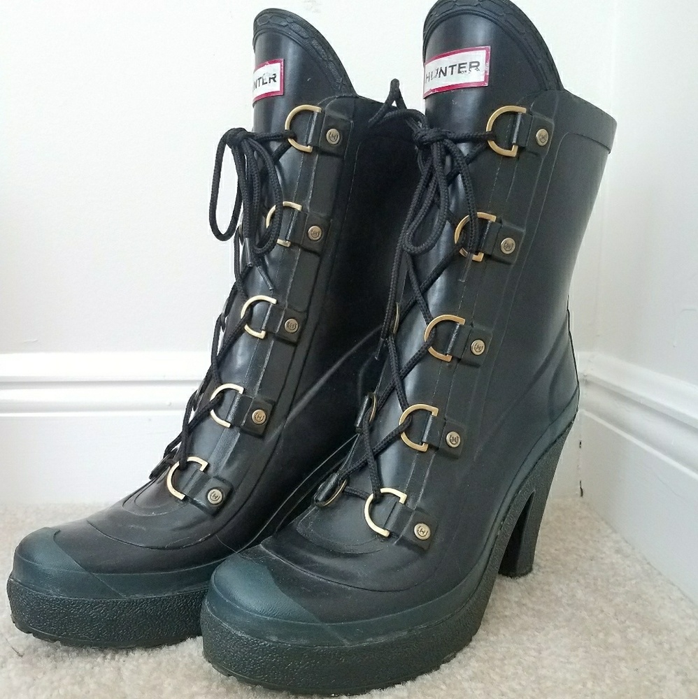 Hunter Heeled Rain Boot - Gabby